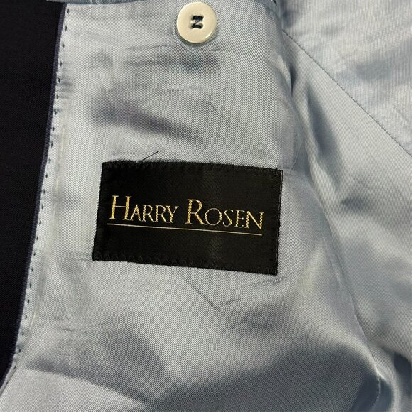 Baumler Suit 2pc REDA 110s Italy Wool Navy Blue 40R 32x31 - Picture 9 of 16